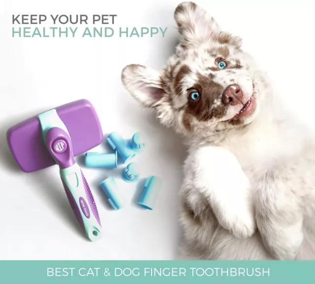 Pet Hair Remover Dog Cat Comb Grooming Massage Deshedding Self Cleaning Brush