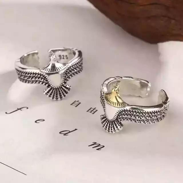 NEW  Eagle Wing Sterling Silver Ring