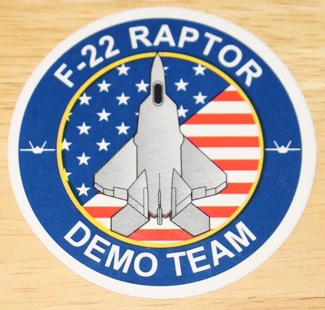 Lockheed Martin Rms Sticker USAF US AIR Force Lockheed F-22 Raptor Reflective Sticker £5.00 ...