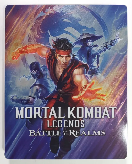 Steelbook coleccionable Mortal Kombat Legends Battle of the Realms 4K UHD Best Buy