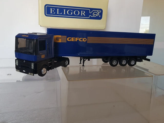 Modèle Réduit Camion Blanchet Louis Surber, échelle 1/43, Eligor, Vintage Collection, Blanc