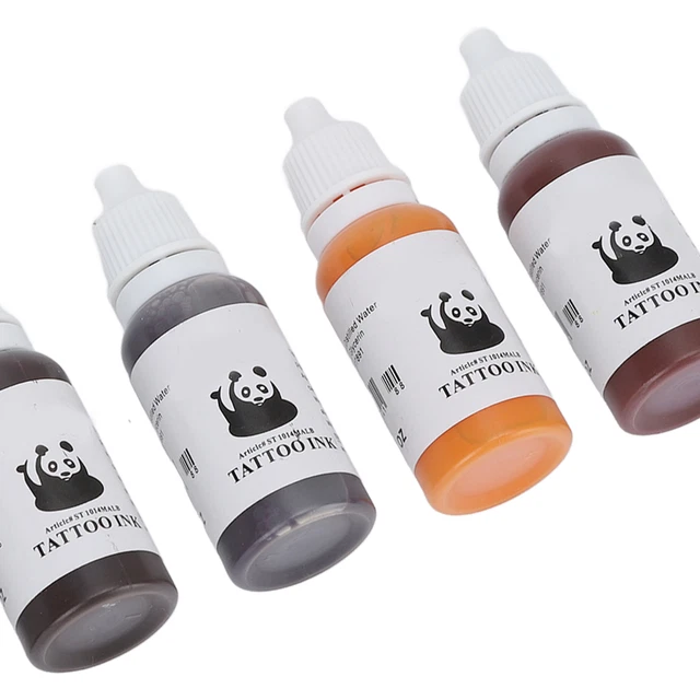 6 colori 15 ml set inchiostro per tatuaggi salone professionale cassaforte colorazione rapida tatuaggio Pi GF0