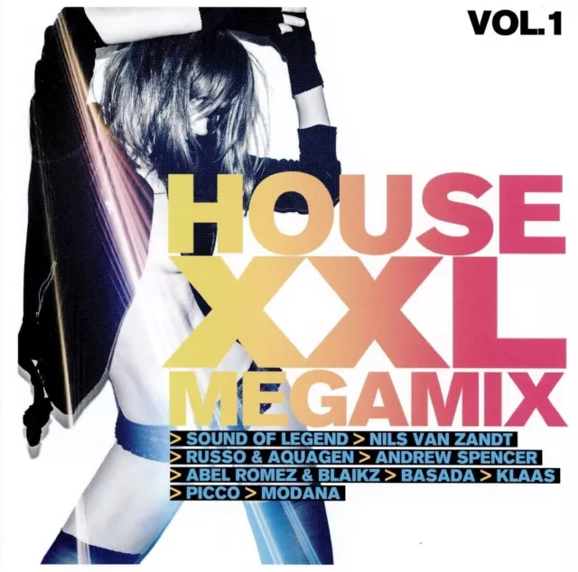 HOUSE XXL MEGAMIX  Vol. 1  -  110 CLUBHITS IN ONE MEGAMIX  -  2 CD  NEUF