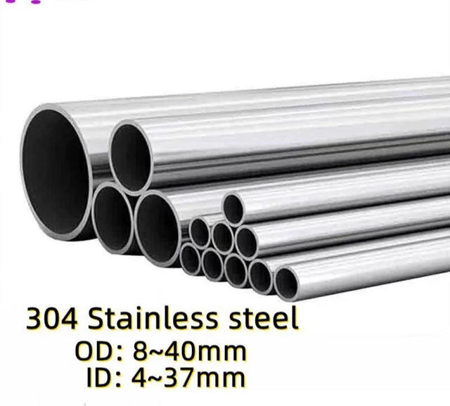 50cm 304 stainless Steel OD30x ID25 mm Polished Precision Pipe Sanitary Grade