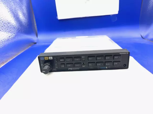 Ps Engineering Pma8000Sr Audio Selector Panel P/N 050-880-0100 With Sirius Radio