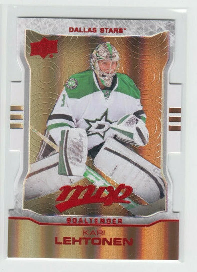14 15 UD MVP Dallas Stars Kari Lehtonen Colors Contours Gold L1 Carte 14-15-ud-mvp-dallas-stars-kari-lehtonen-colors-contours-gold-l1-carte