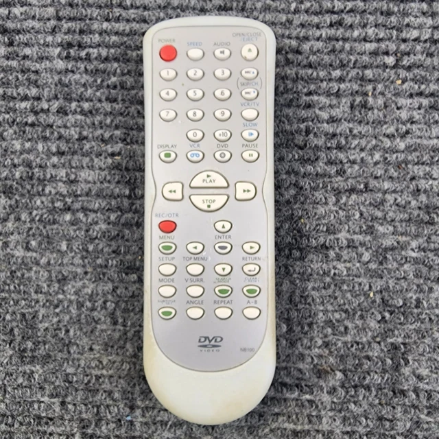 NB100 REMOTE CONTROL for Magnavox, Emerson, Funai DVD VCR Combo's