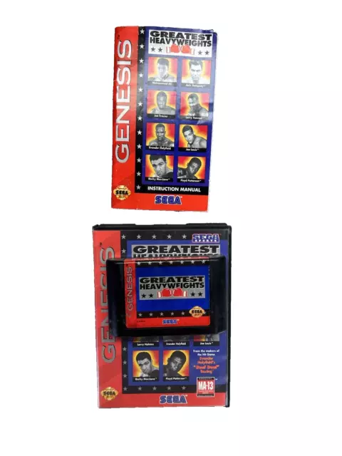 PAC-ATTACK SEGA GENESIS Complete W/ Manual CIB Namco Tested