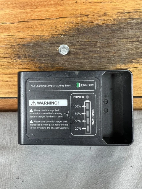Flashpoint LFSMZLCB Black Battery Charger For The Zoom Li-ion Mini Flash Battery