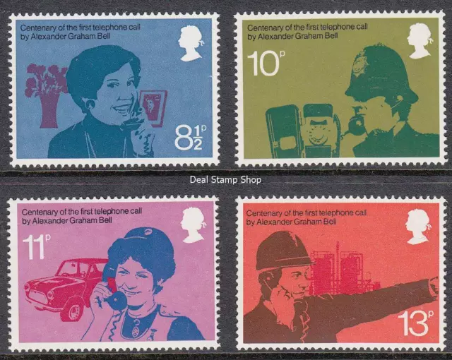 GB 1976 Centenary of Telephone Complete Set SG997-1000 Unmounted Mint MNH