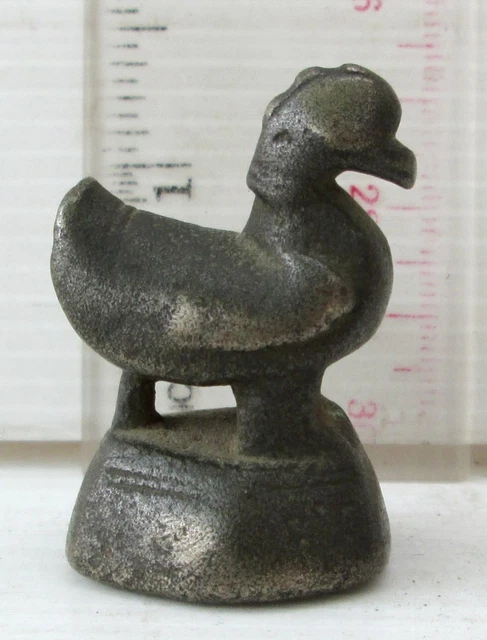 SUPERB! Old Silver Bronze Opium Weight Hintha Bird 75g