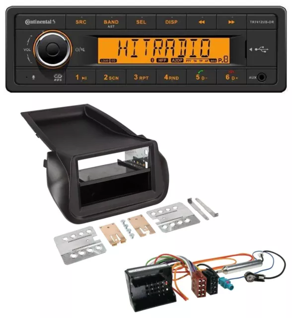 Continental MP3 Bluetooth AUX USB Autoradio für Citroen Nemo Peugeot Bipper ab 2