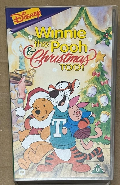 DISNEY WINNIE THE Pooh & Christmas Too! On VHS Video Cassette Tape £9. ...