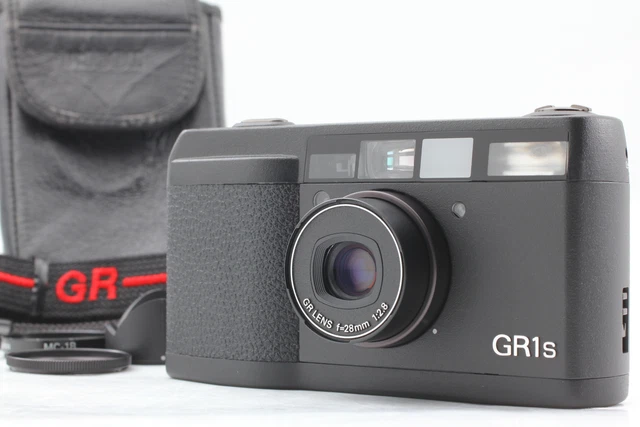 LCD Works [N MINT+++]Ricoh GR1s Black Point & Shoot 35mm Film Camera From JAPAN