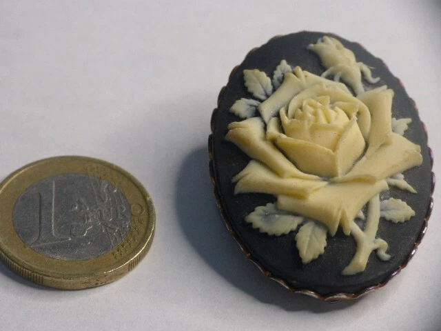 Broche Vintage En Forme De Coq - Marque D'Orlan - Ancienne, Manque Quelques Strass
