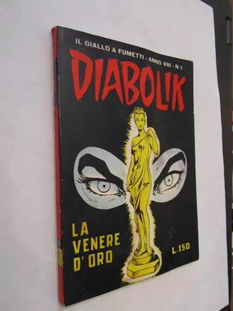Diabolik Anno Viii N. 1 Originale -  Ottimo++  (Anno 1969) - (N)