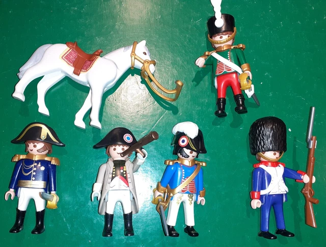 0106 PLAYMOBIL CUSTOM 1Er Empire Napoleon Waterloo France 2C + 7F EUR ...