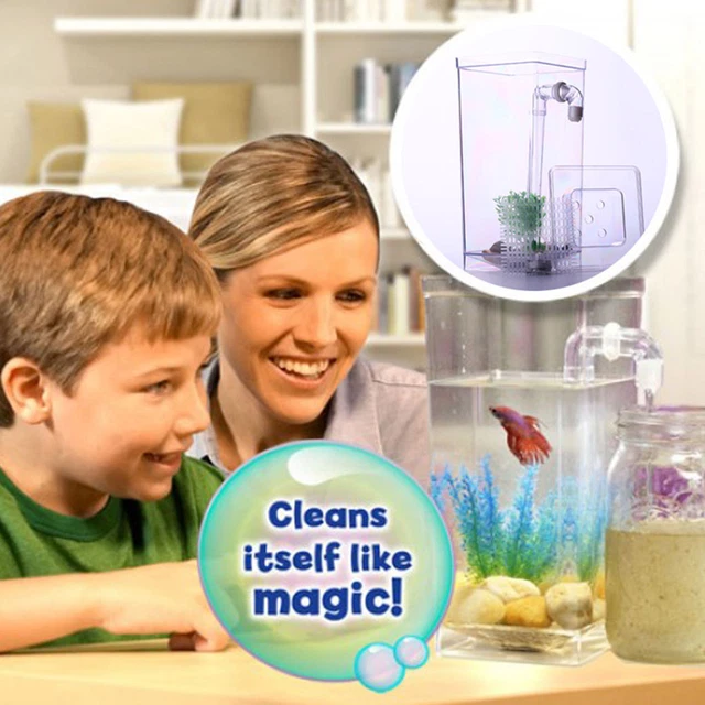 ❤️AS SEEN ON TV ~Self Cleaning Tank My Fun Fish Aquarium Setup ~ BRAND NEW❤️ 2
