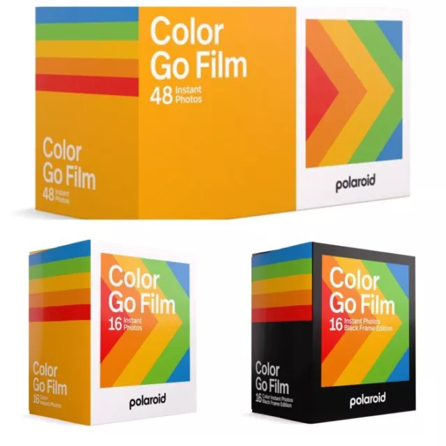 Polaroid Go Color Sofortbildfilme in verschiedenen Ausführungen