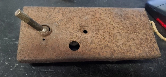 Rusty Antique Dash 3 Position Headlight ? Switch Rat Rod 1920s truck Steam Punk