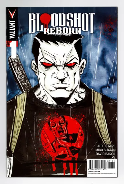Bloodshot Reborn #1 1:20 Lemire Variant Bagged Valiant Entertainment Vei Nm/Vf