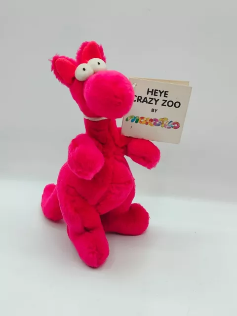 MORDILLO PELUCHE HEYE CANGURO Vintage Nuovo con CARTELLINO Anni 90