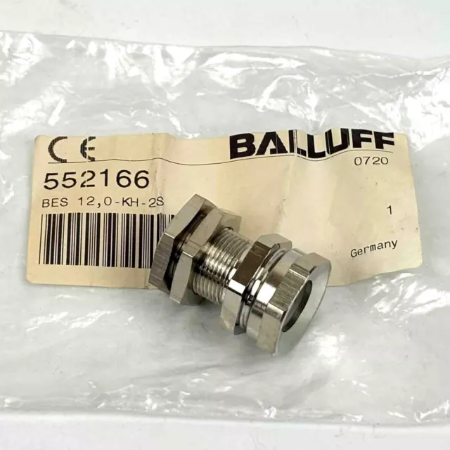 Balluff BES 12,0-KH-2S supporto morsetto supporto sensore 552166, inutilizzato/IMBALLO ORIGINALE