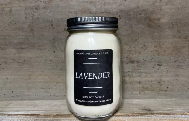 Lavender Soy Candle | 16 oz Scented Soy Candles | Free Shipping