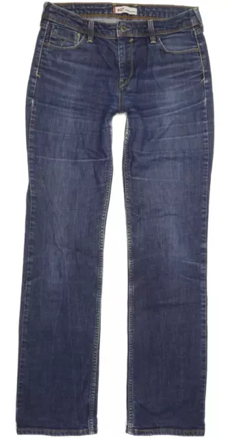Levi's 627 Women Blue Straight Slim Stretch Jeans W31 L33 (95258)