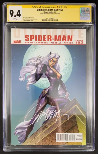 Ultimate Spider-Man #152 CGC 9.4  3/11 3713100002 - signed by J. Scott Campbell