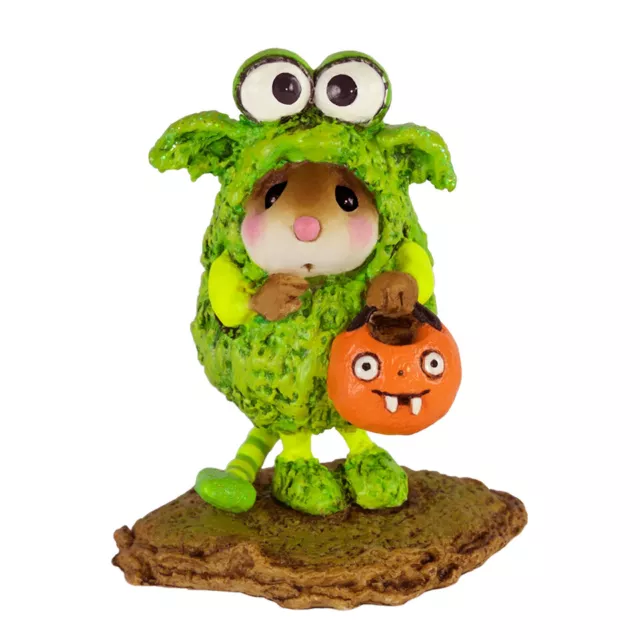 Wee Forest Folk LIL MONSTER, M-590, Green, Halloween Costume Mouse
