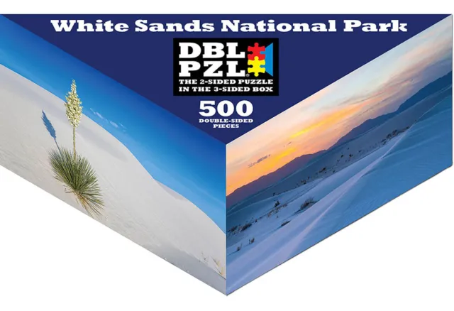 White Sands National Park Pigment & Hue Double-Sided Puzzle 500 Pieces DBL PZL