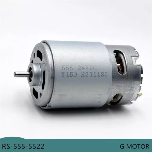 RS-555 Dual Double 3.175mm Shaft DC Electric Motor Motor DC 12V