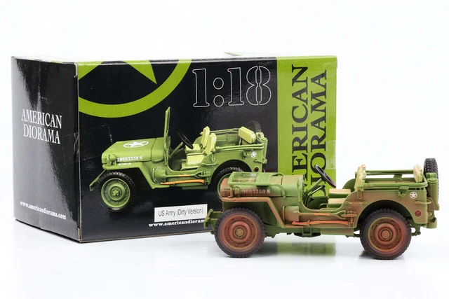 Jeep Willys US Army 1/38 WELLY - Modèle Collector à Monter !