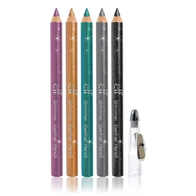 e.l.f. Essentials Shimmer Eyeliner Pencil Set of 5 ELF NEW Free S&H!