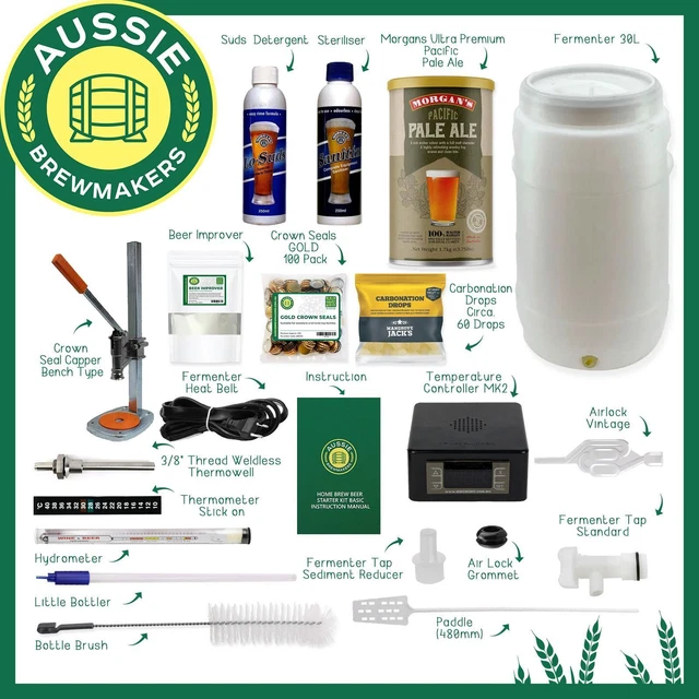HOME BEER MAKING Kit Ultra (Temperature Control) - FREE FREIGHT ...