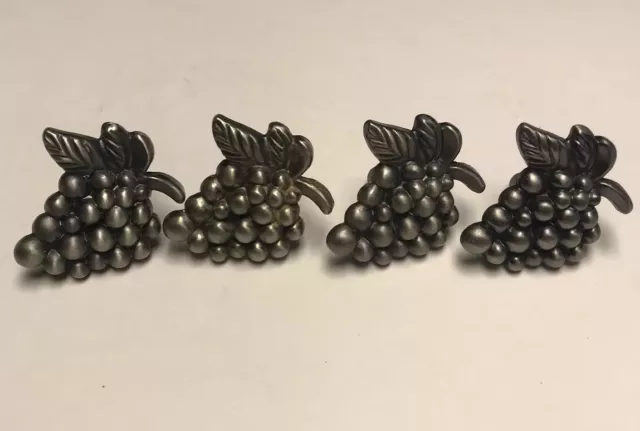 ATLAS Homewares Grape Cluster Drawer Cabinet Pull Oil-rubbed Bronze Finish X4