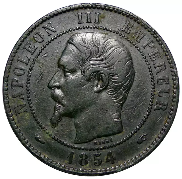 10 Centimes NAPOLÉON III 1854 A 2