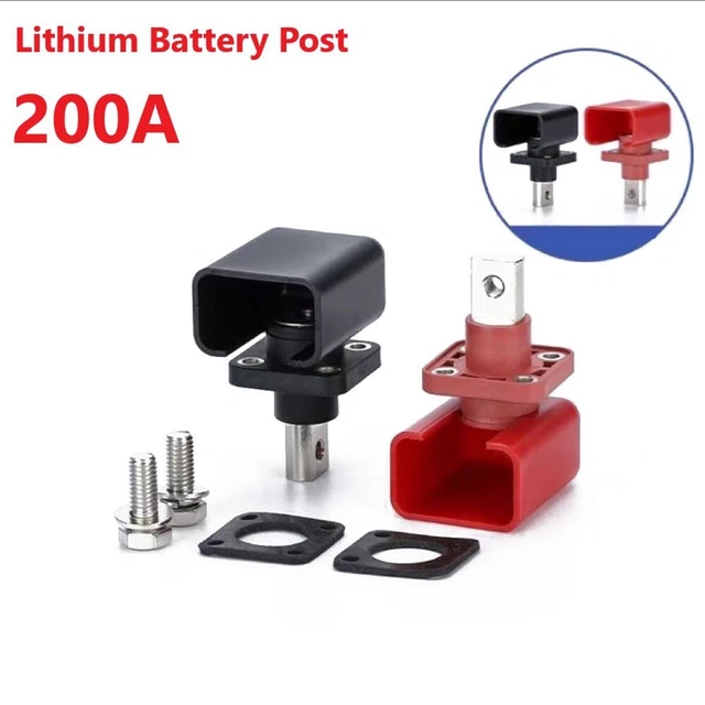 200A Terminal Post Batterie Connexions Fiable et Efficace Lot de 2