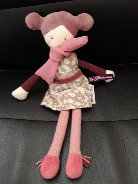 Doudou Peluche Les Parisiennes Moulin Roty 27cm