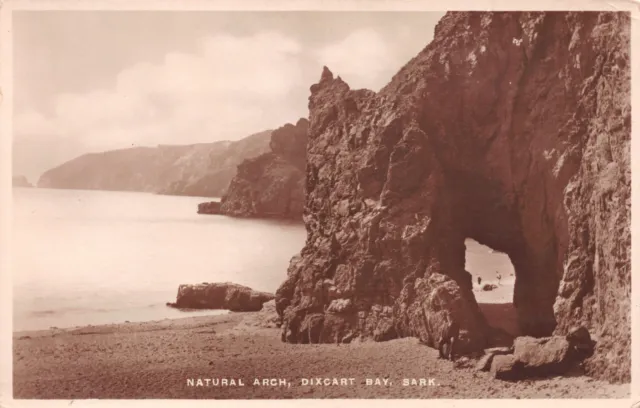 R222928 Natural Arch. Dixcart Bay. Sark. Pelham Real Photo Series