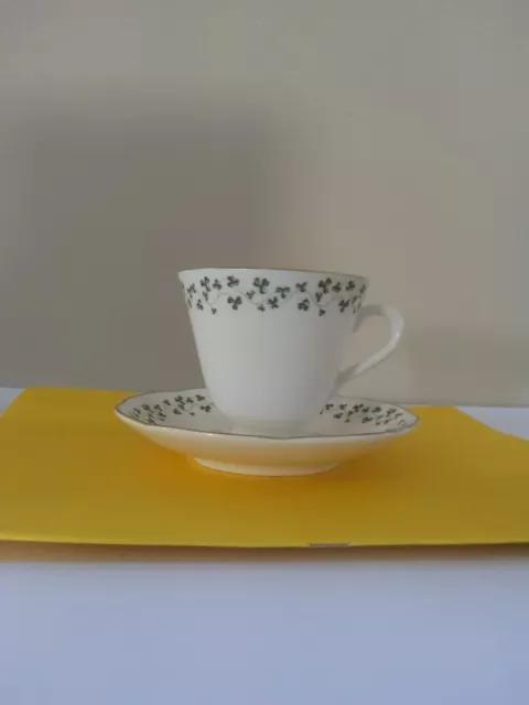 Royal Tara, Fine Bone China, Shamrock Design " Tea Cup & Saucer "