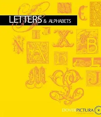 Letters and Alphabets (Dover Pictura Electronic Clip Art)--paperback-0486996352-