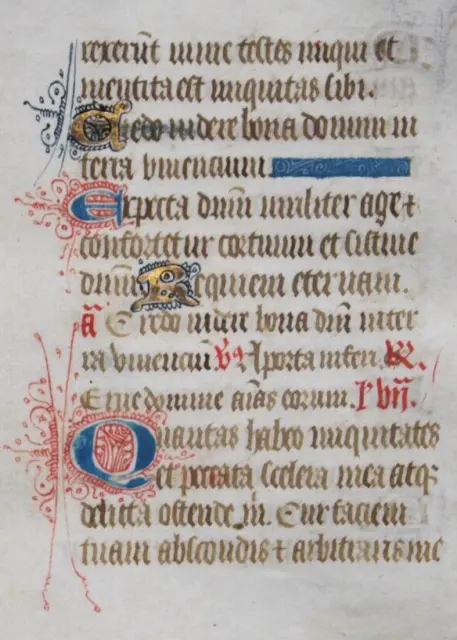 Mittelalterliches Lateinischen Stundenbuch,Handschrift Auf Pergament,Um 1460,(6)