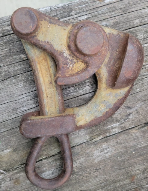 Vintage Klein Sons Wire Puller Chicago Big Heavy Custom Steel Wire Handle USA