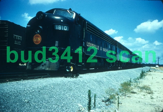 L&N Louisville & Nashville F7 #1810 at ?? DUPLICATE Slide!