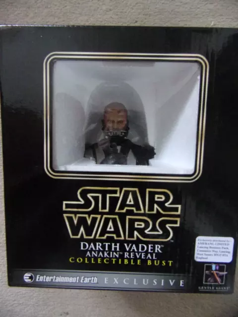 Star Wars Darth Vader Anakin Reveal Collectable Bust by Gentle Giant  EE Exc