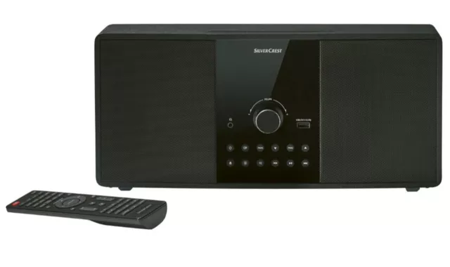 SILVERCREST Bluetooth Kompakt-Stereoanlage Musik Anlage CD USB DAB+ 2x 15 W RMS