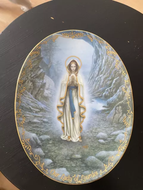 1994 The Bradford Exchange VintagePlate "Our Lady of Lourdes" By Hector Garrido,