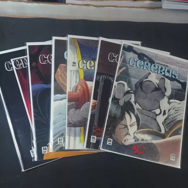 Cerebus #94 95 96 97 98 99 lot of 6 Aardvark-Vanaheim Comics 1980s VF